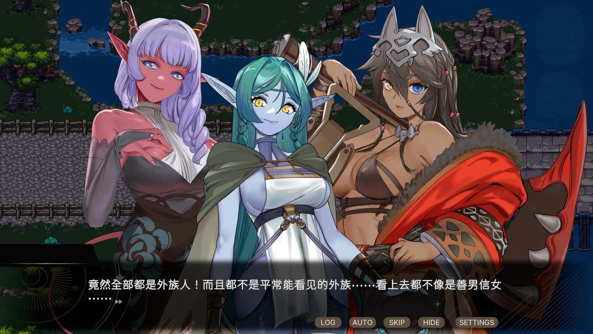 外族娘！请好好保护我吧！ Stranger Maidens Please Protect Me游戏封面